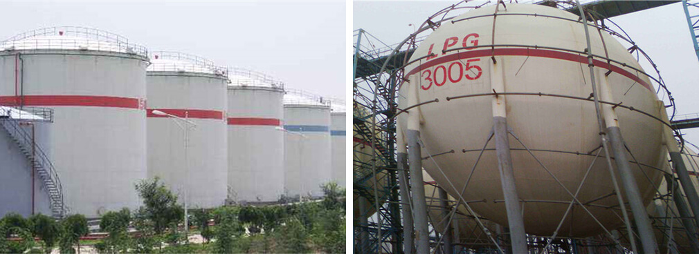 石油化工行業儲藏罐體熱噴塗鋁防腐修複 石油化工行業儲藏罐體熱噴塗鋁防腐修複