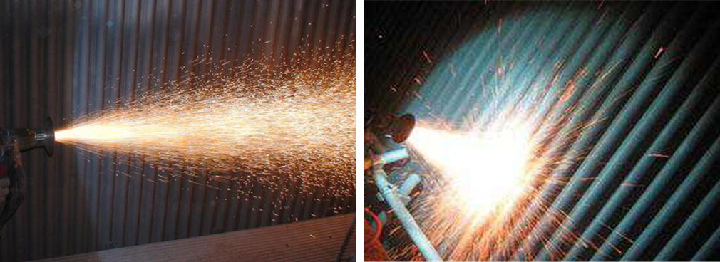 煙台某熱電廠鍋爐熱噴塗修複 煙台某熱電廠鍋爐熱噴塗修複