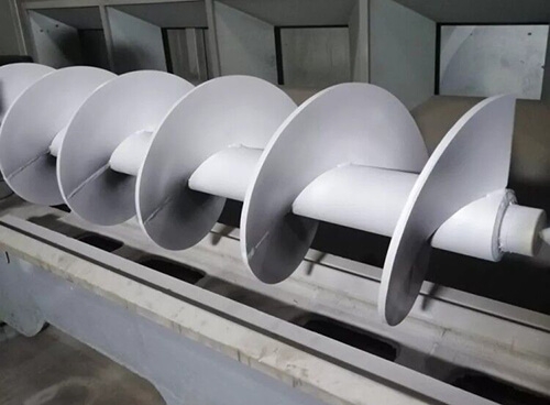 螺旋絞龍熱噴塗強化