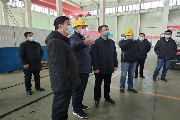 區領導到天盟公司視察車間安全設施