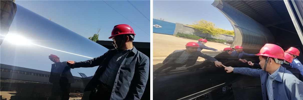 熱烈歡迎鄭州紙業公司到廠考察金屬熱噴塗技術服務 熱烈歡迎鄭州紙業公司到廠考察金屬熱噴塗技術服務