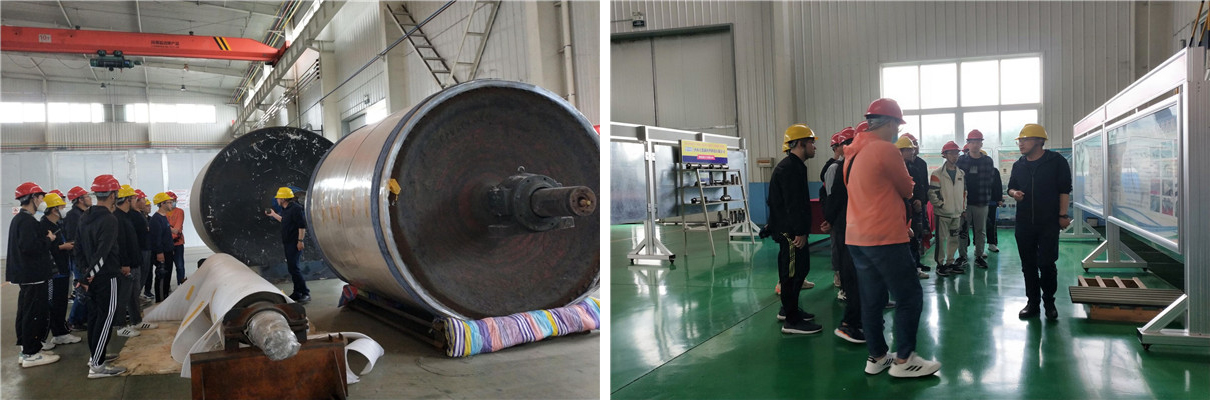 齊魯工業大學學生參觀金屬熱噴塗生產車間 齊魯工業大學學生參觀金屬熱噴塗生產車間