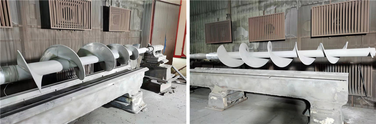 螺旋軸表麵超音速噴塗碳化鎢塗層 螺旋軸表麵超音速噴塗碳化鎢塗層