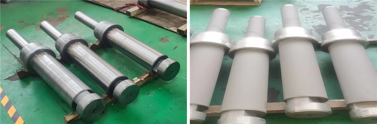 壓力泵柱塞表麵超音速噴塗碳化鎢塗層