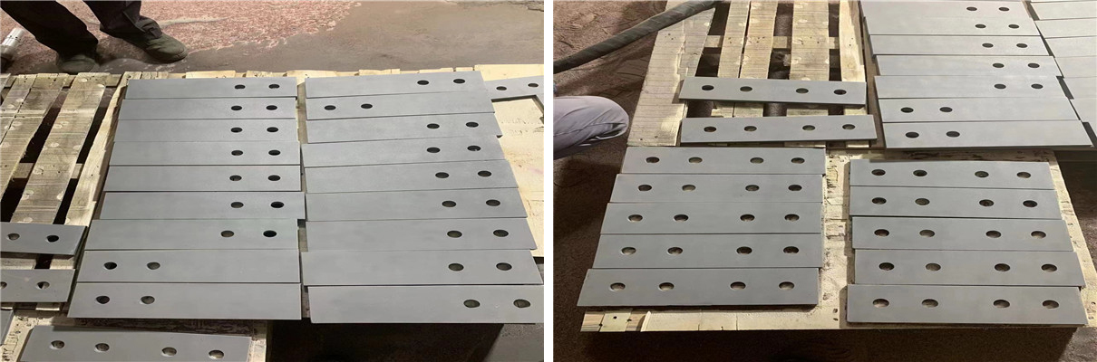 金屬摩擦塊表麵做噴砂處理 金屬摩擦塊表麵做噴砂處理