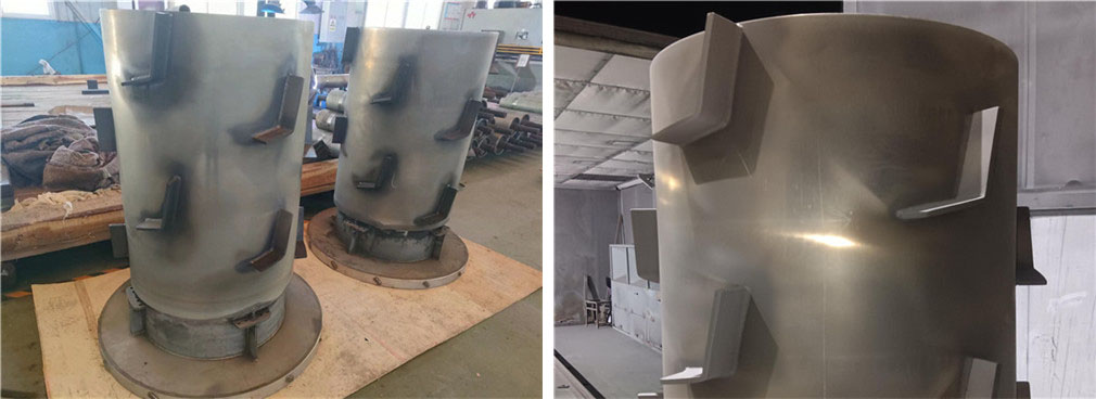 尾渣輥表麵超音速熱噴塗強化 尾渣輥表麵超音速熱噴塗強化