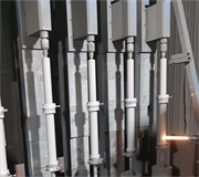 天盟公司金屬熱噴塗強化持續施工中