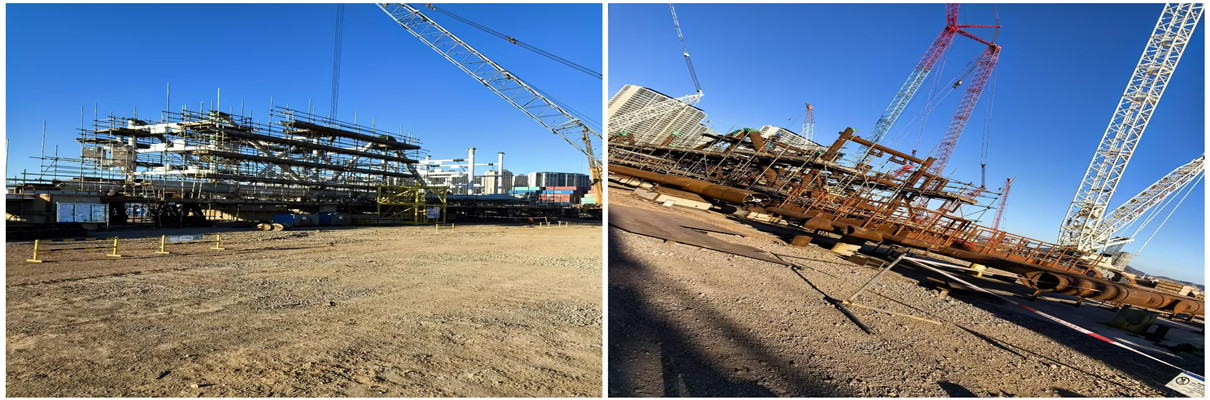 天盟公司管道熱噴鋁施工有序進行中.jpg 天盟公司管道熱噴鋁施工有序進行中.jpg