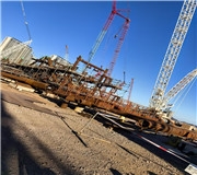 ​天盟公司管道熱噴鋁施工有序進行中