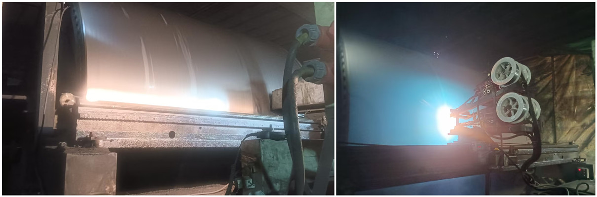 天盟公司造紙烘缸現場噴塗施工進行中.jpg 天盟公司造紙烘缸現場噴塗施工進行中.jpg